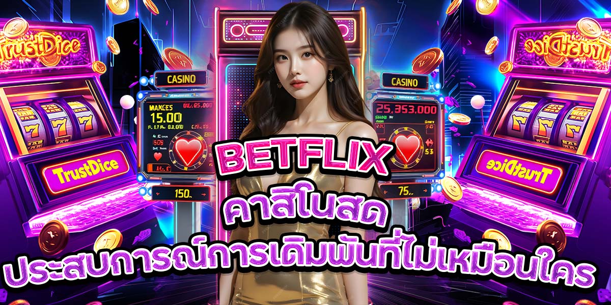BETFLIX คาสิโนสด ประสบการณ์การเดิมพันที่ไม่เหมือนใคร